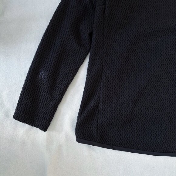 New Patagonia R1 Air 1/2 Zip Neck Women's L Black Pullover Fleece Jacket $130 - Picture 13 of 14